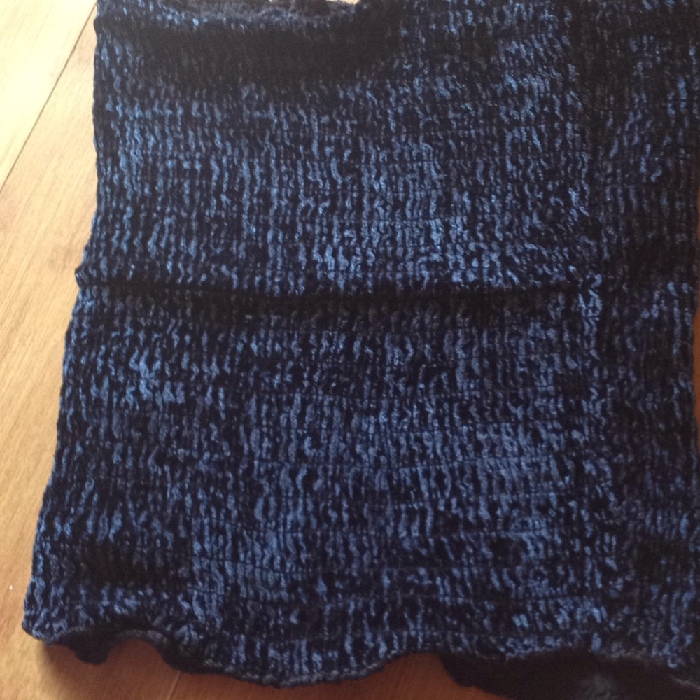 MIDNITE BLUE VELVET CAMISOLE
